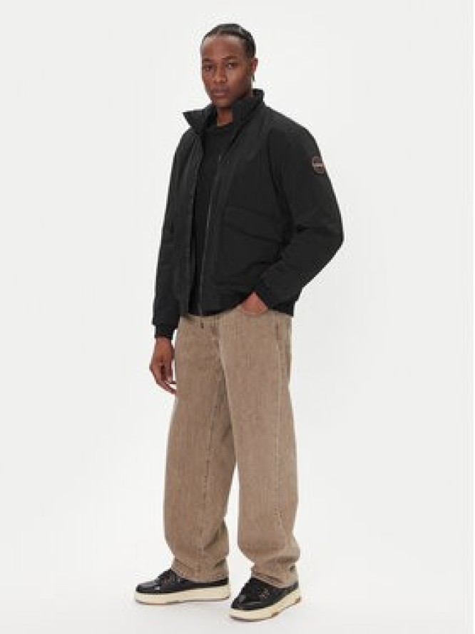 Napapijri Kurtka bomber A-Giovi NP0A88U2 Czarny Regular Fit