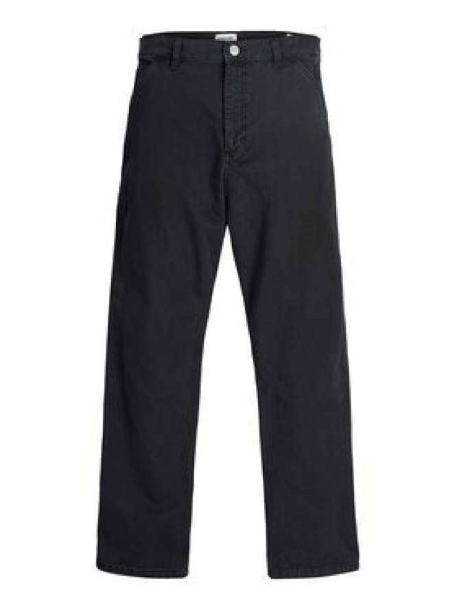 Jack & Jones Spodnie materiałowe Alex 12288528 Czarny Baggy Fit