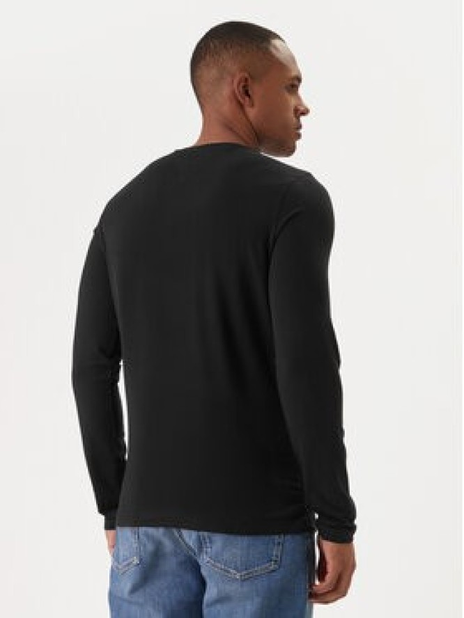 Tommy Hilfiger Longsleeve Stretch Tee MW0MW10804 Czarny Slim Fit
