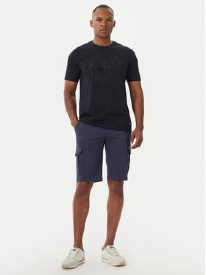 Beverly Hills Polo Club Szorty materiałowe P-SS26M-B476381 Niebieski Regular Fit