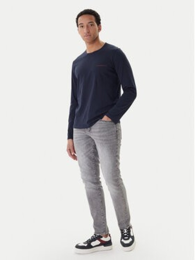 Emporio Armani Underwear Longsleeve EM000382 AF10800 UB102 Granatowy Slim Fit