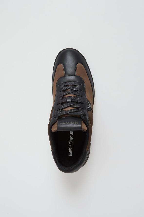 Sneakersy męskie skórzane EMPORIO ARMANI