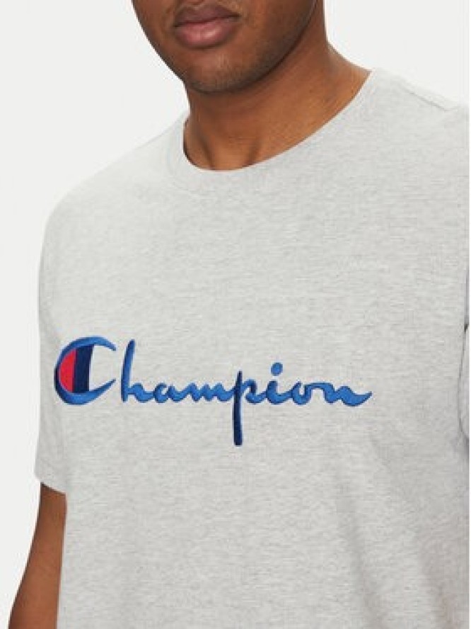 Champion T-Shirt 221621 Szary Standard Fit