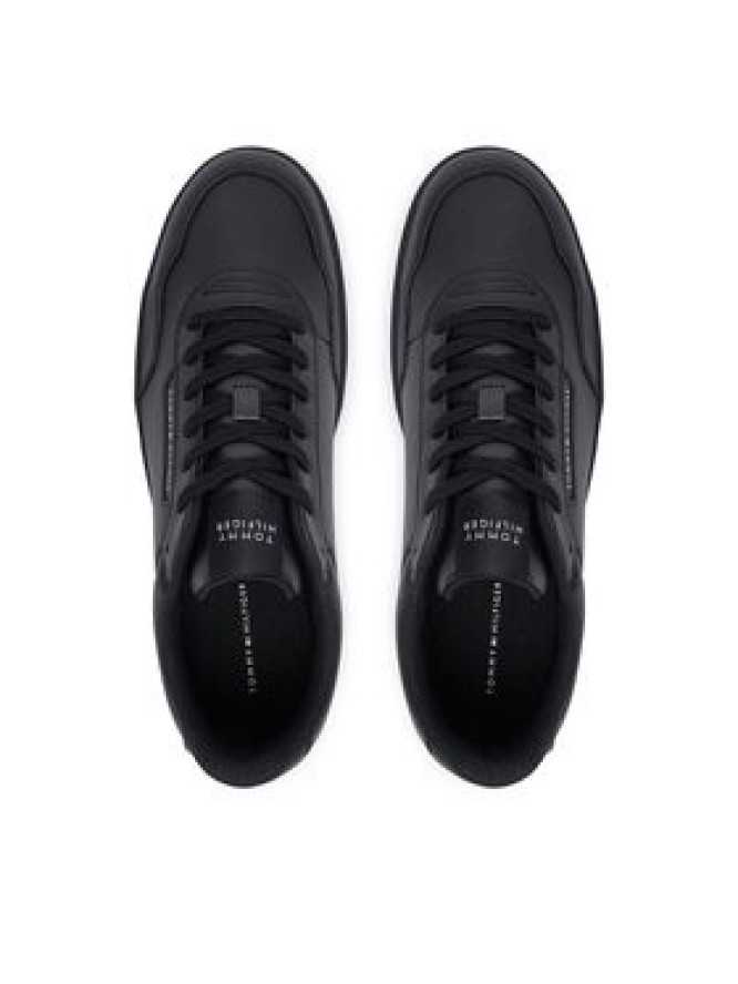 Tommy Hilfiger Sneakersy Th Basket Core Leather FM0FM05927 Czarny
