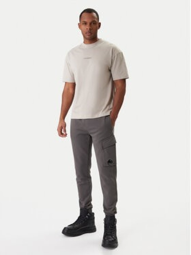 C.P. Company Spodnie dresowe 20CMSP067A110044R Szary Slim Fit