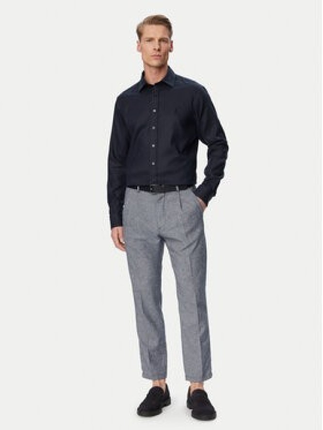 KARL LAGERFELD Koszula 605084 562791 Granatowy Regular Fit