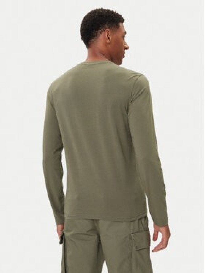 Napapijri Longsleeve Salis NP0A4HN7 Zielony Regular Fit