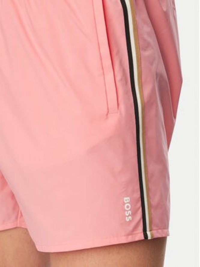 BOSS Szorty kąpielowe Iconic 50491594 Różowy jasny Regular Fit