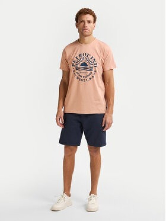 Petrol Industries Szorty materiałowe M-1050-SHO538 Granatowy Slim Fit