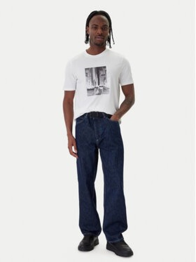 HUGO T-Shirt Deyss 50553755 Biały Regular Fit