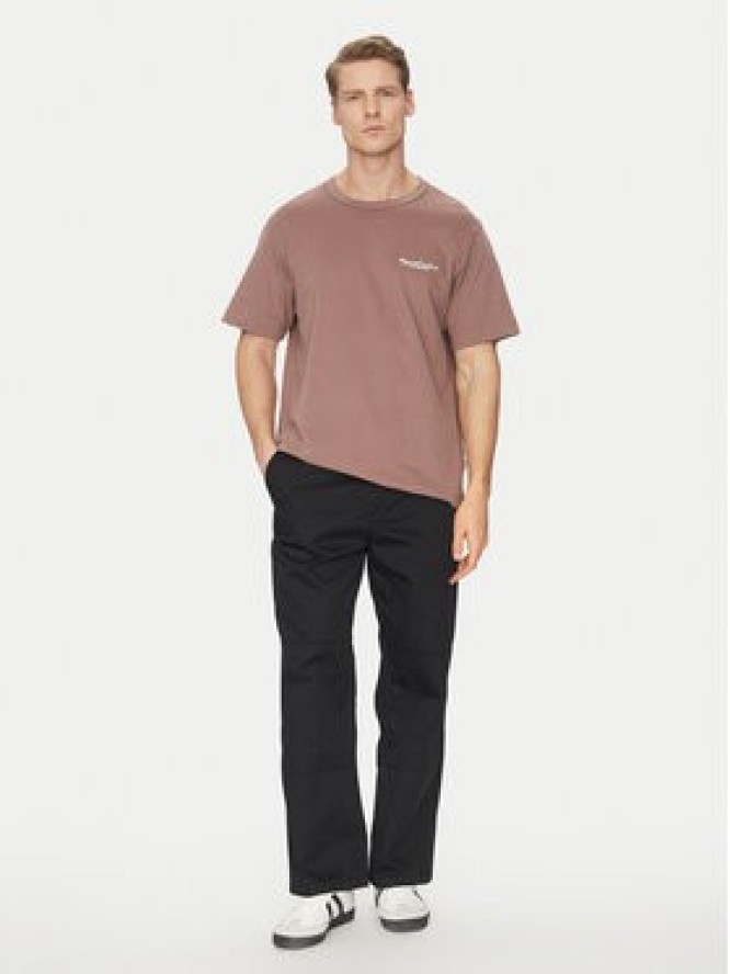 Jack & Jones T-Shirt Boston 12272968 Brązowy Relaxed Fit