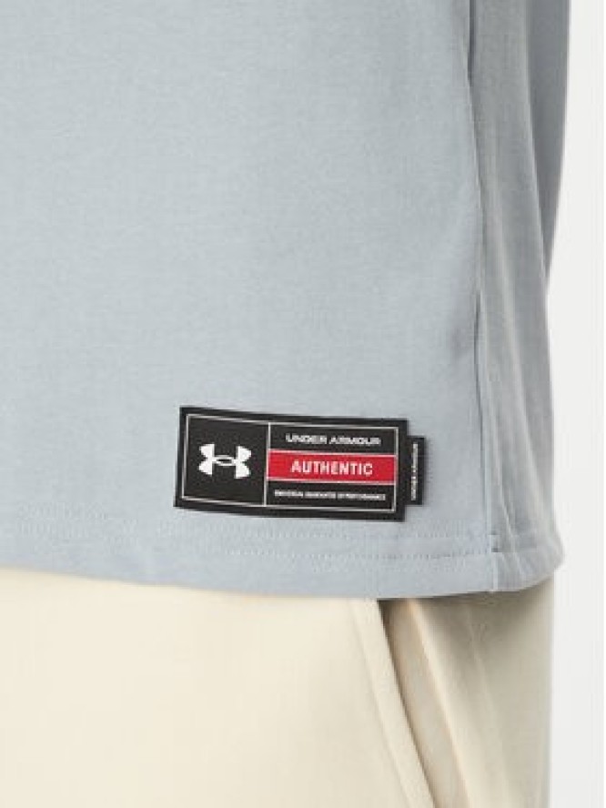 Under Armour T-Shirt Heavyweight Varsity 1390179 Błękitny Oversize