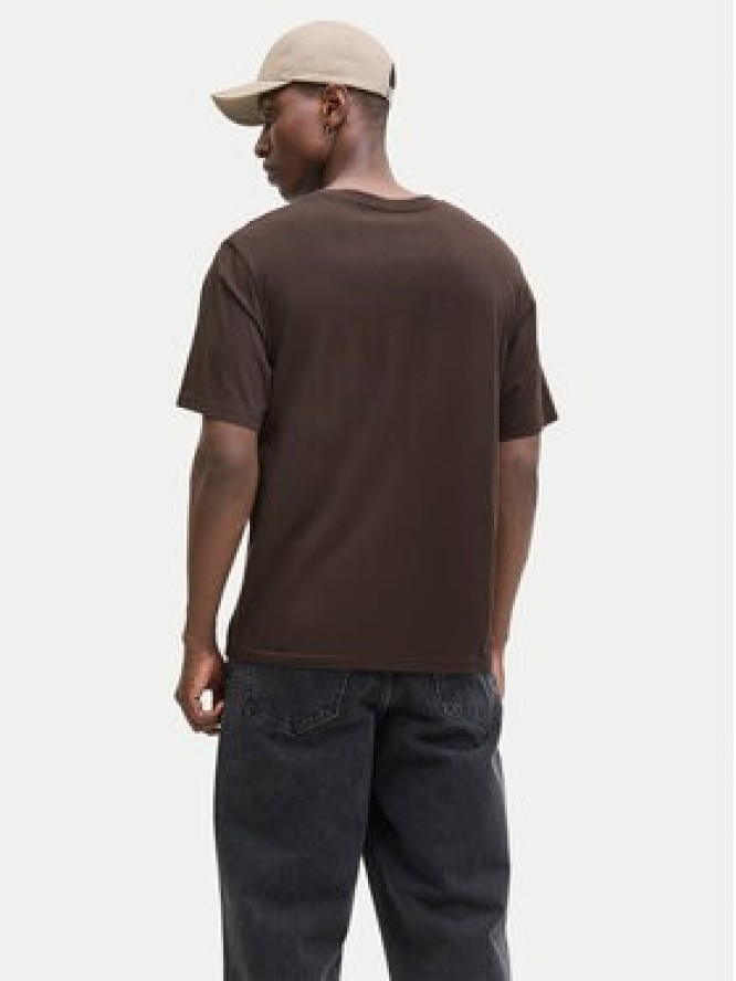 Jack & Jones T-Shirt Star 12234746 Brązowy Relaxed Fit