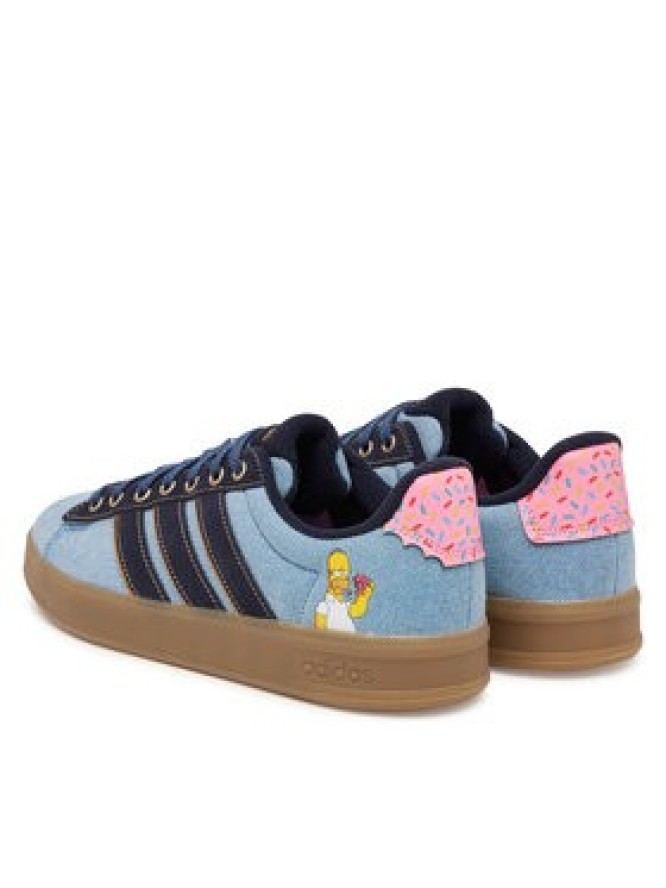 adidas Sneakersy Grand Court Disney KK3539 Niebieski