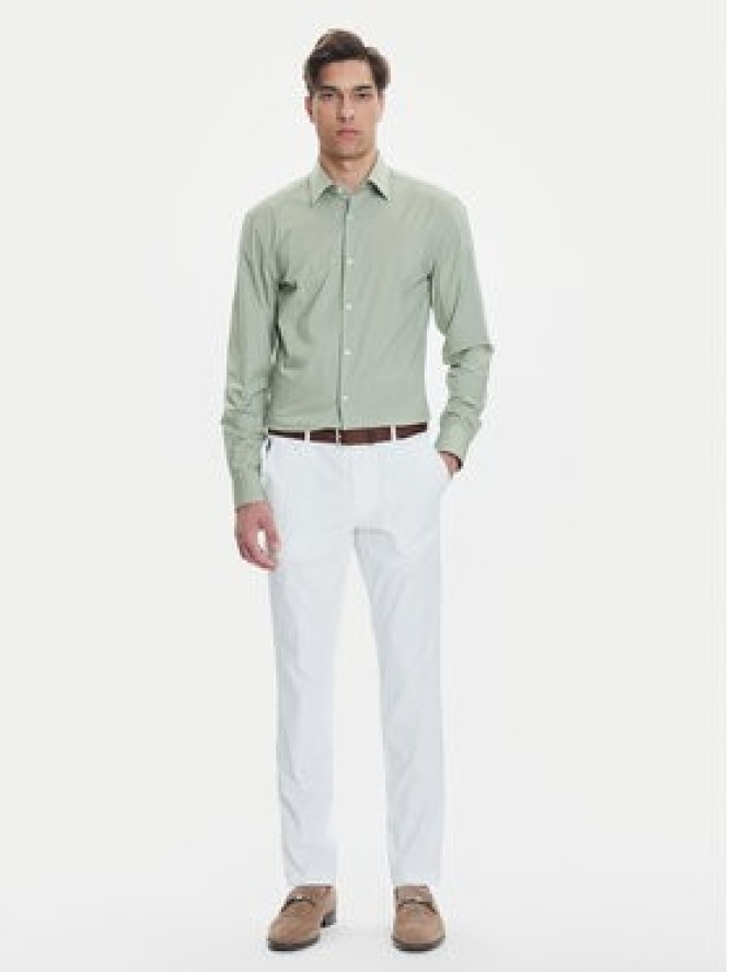 BOSS Koszula H-Hank 50469345 Zielony Slim Fit