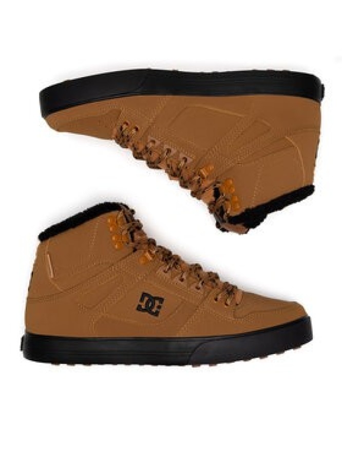 DC Shoes Sneakersy PURE HIGH-TOP WC WNT ADYS400047-WEA Brązowy