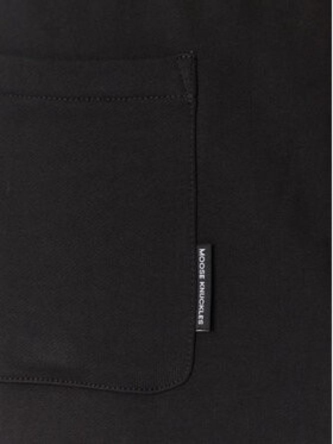 Moose Knuckles Spodnie dresowe Hartsfield M33MR777 Czarny Regular Fit