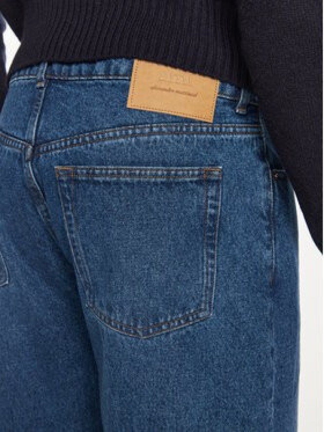 AMI Paris Jeansy HTR450.DE0031 Granatowy Large Fit