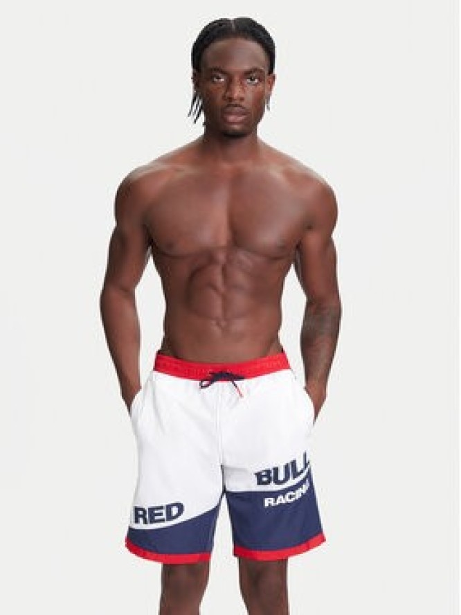 Pepe Jeans Szorty kąpielowe Red Bull Racing Block Surfer RMB10004 Granatowy Regular Fit