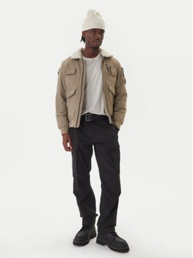 Aeronautica Militare Kurtka bomber 252AB3024UCT03151 Khaki Regular Fit