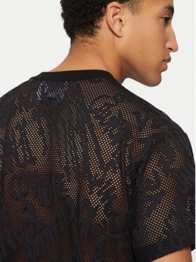 Versace Jeans Couture T-Shirt 78GAH6R0 Czarny Regular Fit