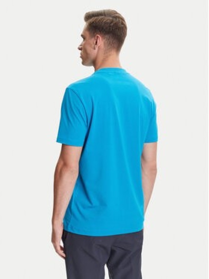 BOSS T-Shirt 50506373 Turkusowy Regular Fit