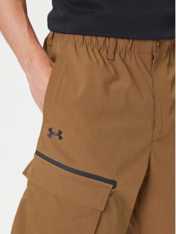 Under Armour Spodnie materiałowe Unstoppable 1388827 Brązowy Loose Fit