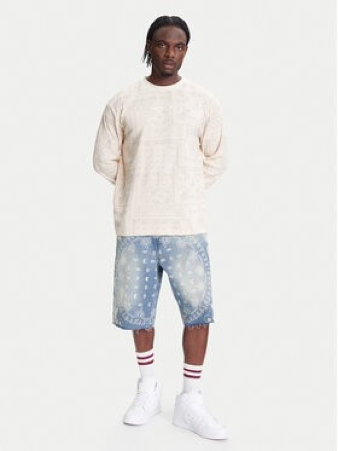 Karl Kani Szorty jeansowe Paisley PD00005502 Niebieski Regular Fit