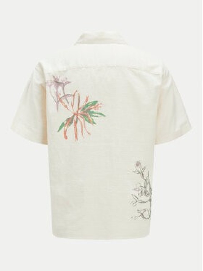 Jack & Jones Koszula Luke 12271108 Écru Relaxed Fit