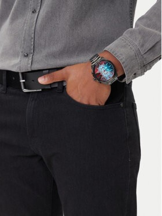 Diesel Zegarek Mega Chief Slim DZ4689 Czarny