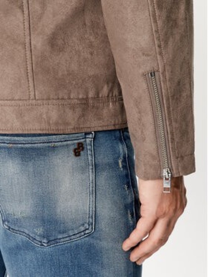 Jack & Jones Kurtka z imitacji skóry 12236853 Brązowy Regular Fit