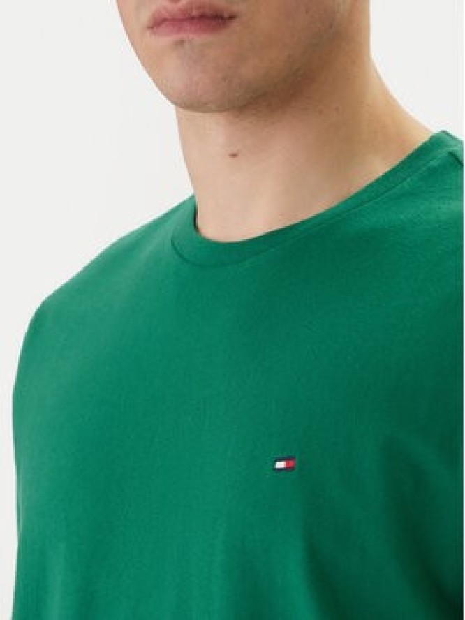 Tommy Hilfiger T-Shirt Ess Seasonal MW0MW39995 Zielony Regular Fit