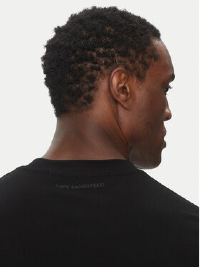 KARL LAGERFELD T-Shirt 755710 500224 Czarny Regular Fit