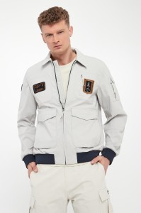 Kurtka męska z kołnierzem AERONAUTICA MILITARE