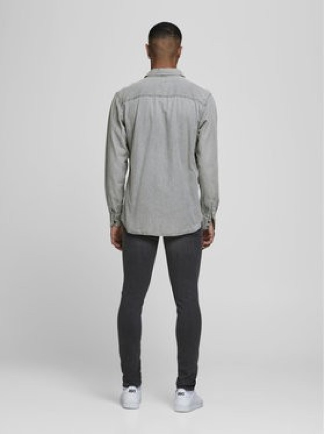 Jack & Jones Koszula Sheridan 12138115 Szary Slim Fit