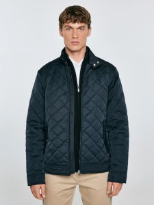 Kurtka męska ze stójką pikowana czarna Edmont 906