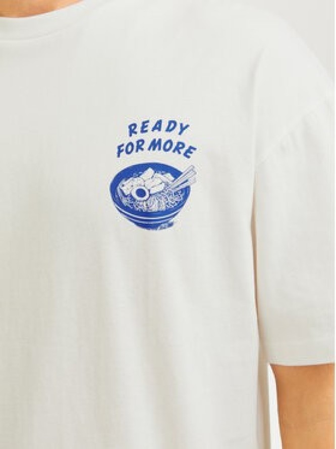 Jack & Jones T-Shirt Charge 12269384 Biały Relaxed Fit