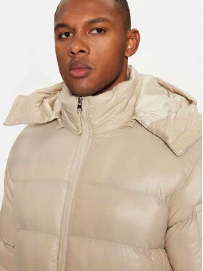 Brave Soul Kurtka zimowa MJK-JAREDLONGSTN Beżowy Regular Fit