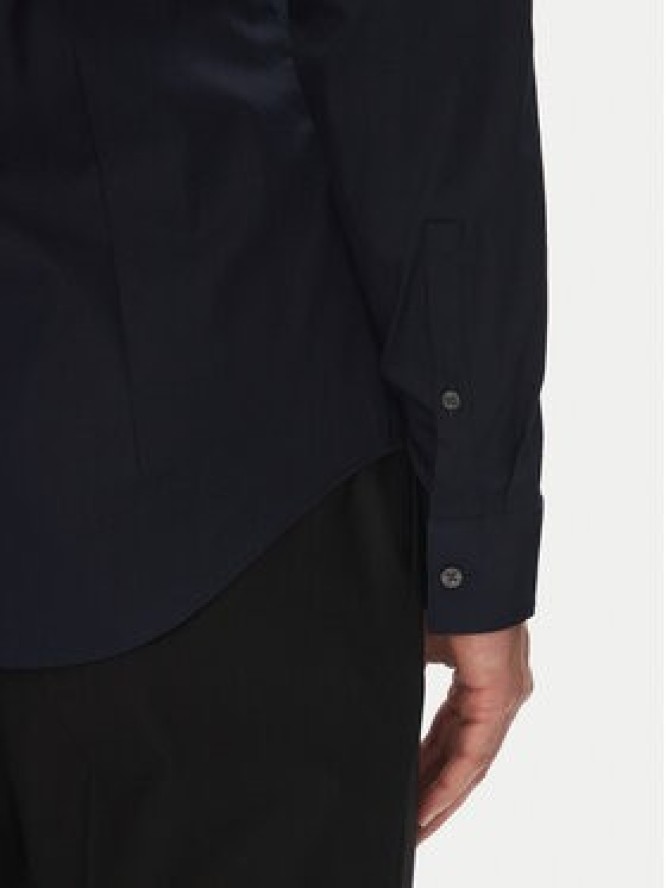 Calvin Klein Koszula Essential LV019EU000 Granatowy Slim Fit
