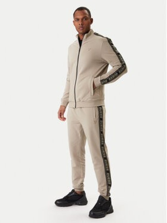 Guess Bluza Z2YQ12 K6ZS1 Beżowy Regular Fit