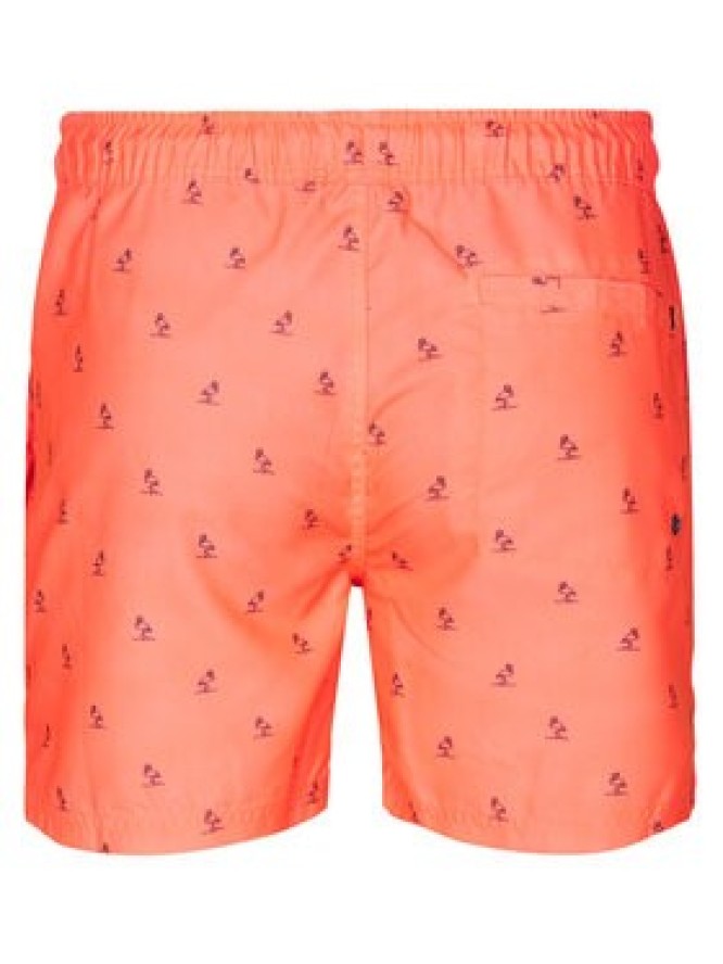 Petrol Industries Szorty kąpielowe M-1050-SWS951 Pomarańczowy Regular Fit