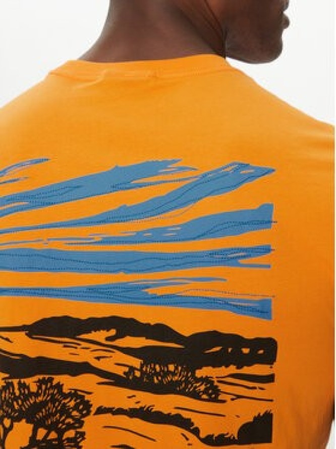 Napapijri T-Shirt S-Vignoni NP0A4ILX Pomarańczowy Regular Fit