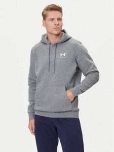 Under Armour Bluza UA Essential Fleece Hoodie 1373880 Szary Regular Fit