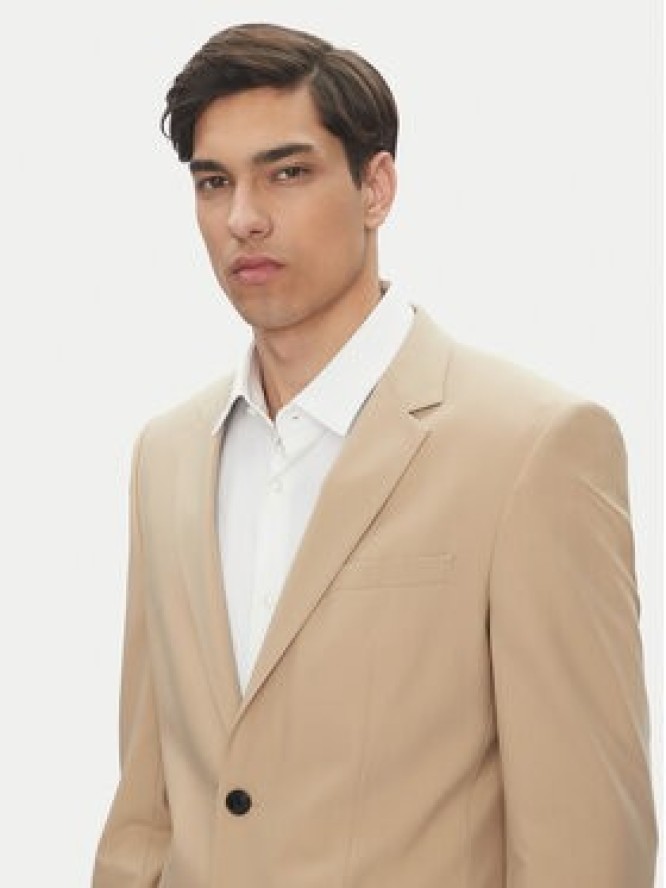 HUGO Garnitur Henry/Getlin232X 50530116 Beżowy Slim Fit