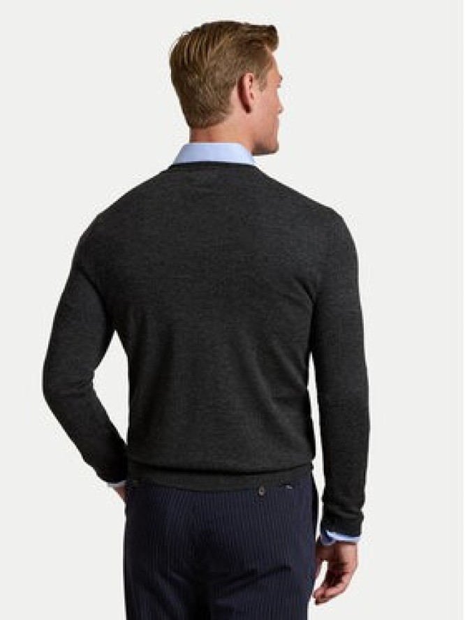 Polo Ralph Lauren Sweter 710946142003 Szary Slim Fit