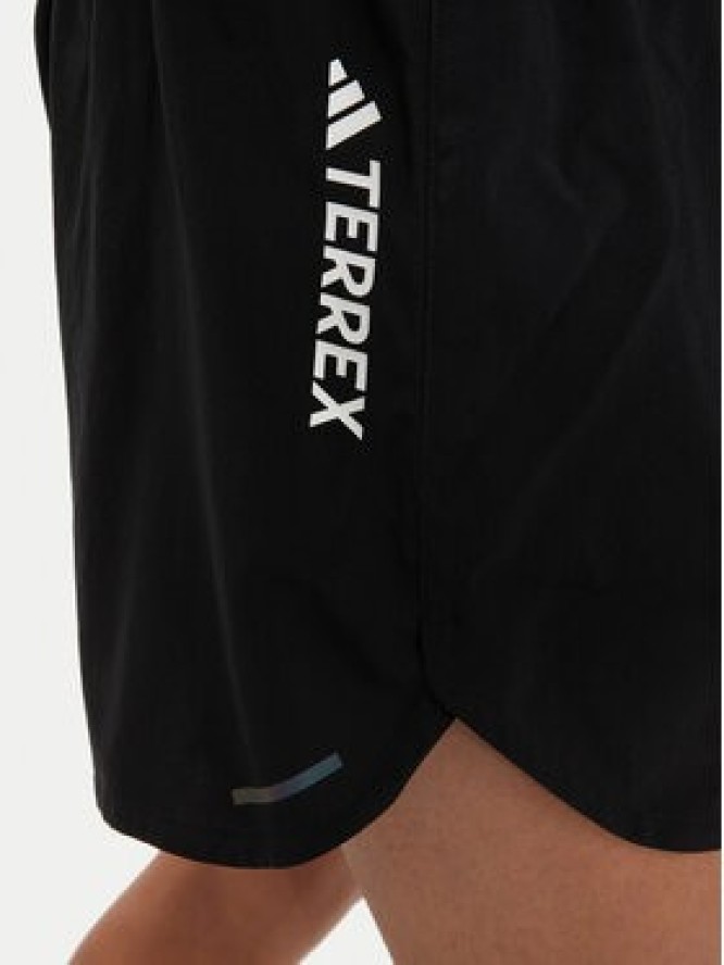 adidas Szorty sportowe Terrex Agravic Trail Running HT9395 Czarny Regular Fit