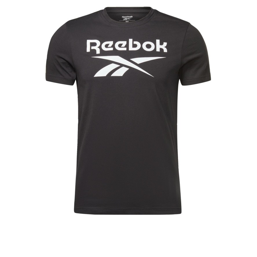 Koszulka z krótkim rękawem Męska Reebok BIG LOGO TEE HD4222 Czarny