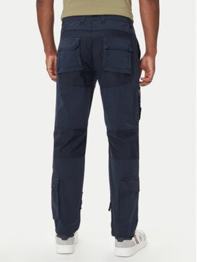Aeronautica Militare Spodnie materiałowe 252PA1387UCT0149 Granatowy Regular Fit