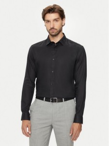 Jack & Jones Koszula Joe 12260426 Czarny Slim Fit