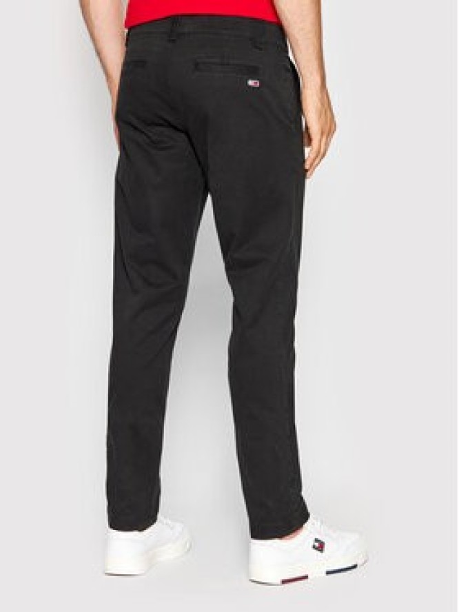 Tommy Jeans Chinosy Scanton DM0DM09595 Czarny Slim Fit